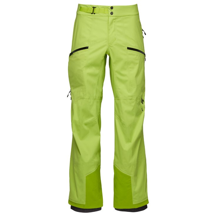 Black Diamond Pantalon Ski M Recon Stretch LT Pants Lime Green Présentation