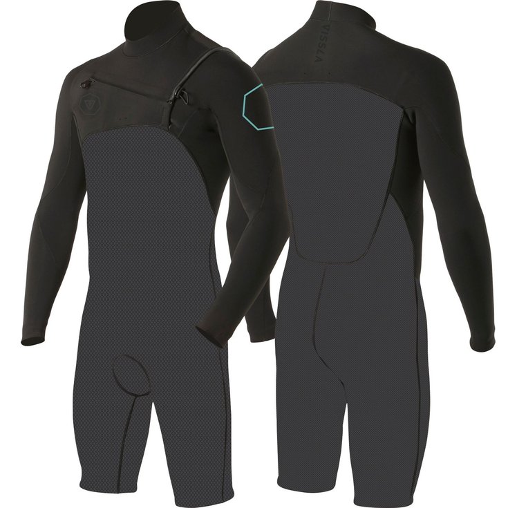 Shorty Vissla High Seas 2/2mm Chest Zip Été 2021