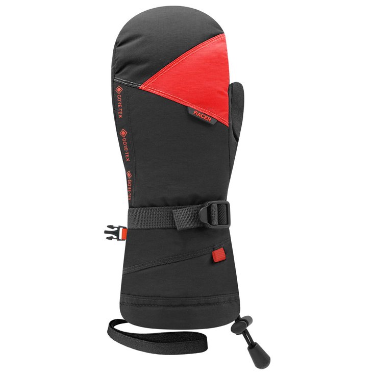 Racer Moufles Miga 5 Black Red Présentation