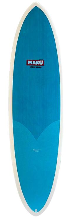 Maku Planche Surf Mid Length Single + Sides 2+1 Profil