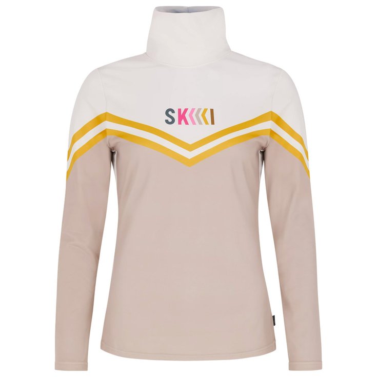 Protest Polaire Prtmerci 1/4 Zip Active Top BambooBeige Présentation