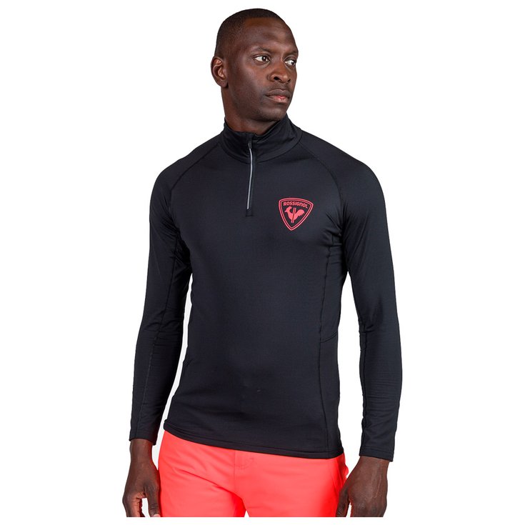 Rossignol Polaire New Hero Classique Half Zip Black Présentation