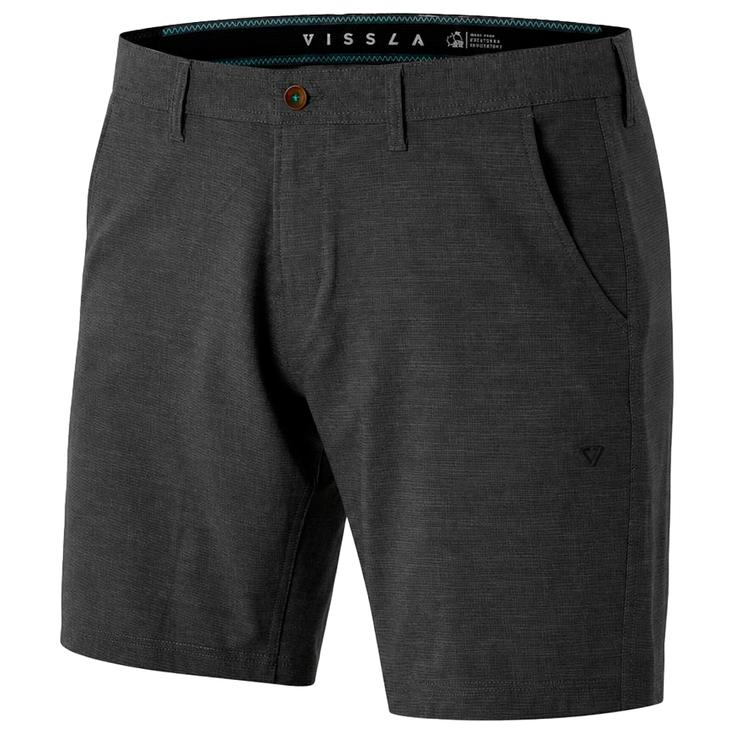 Vissla Boardshort Fin Box Hybrid 19.5" Midnight Présentation