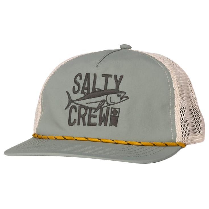 Salty Crew Casquettes Tried And True Trucker Graphite Présentation