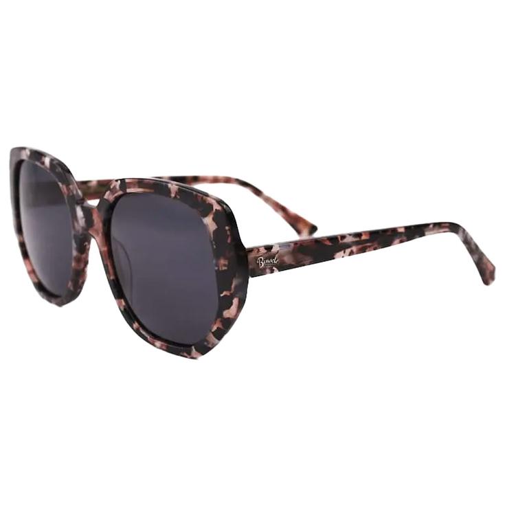 Binocle Eyewear Lunettes de soleil Capri Shiny Pink Tortoise Gradient Grey Polarized Présentation