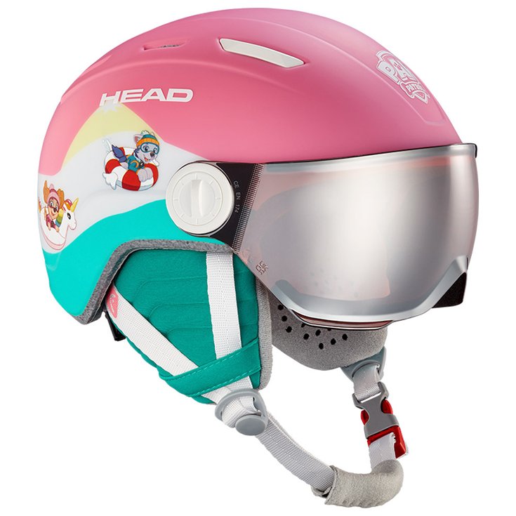 Head Casque visière Maja Visor Paw Silver Red Présentation