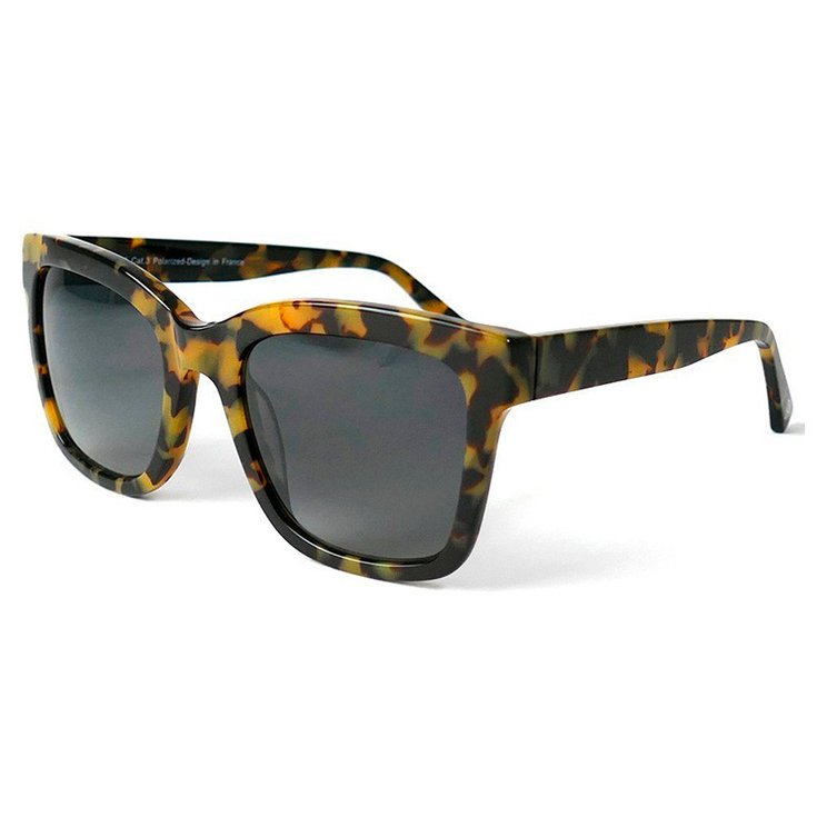 Binocle Eyewear Lunettes de soleil Gina Tortoise Grey Polarized Présentation