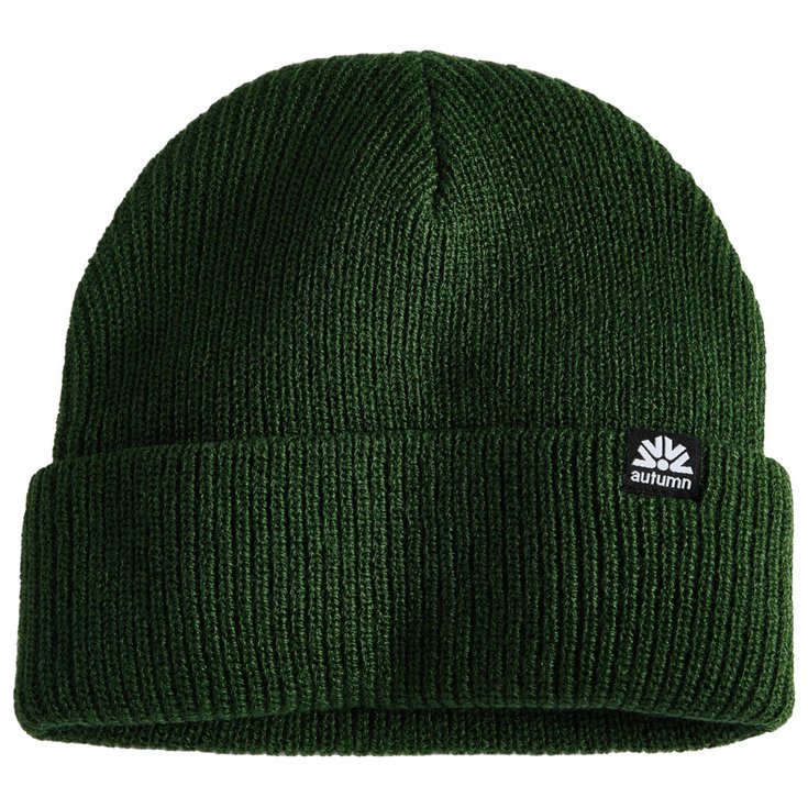 Autumn Bonnet Simple Beanie Evergreen Présentation