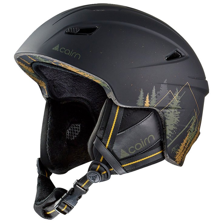 Cairn Casque Profil Mat Black Gold Présentation