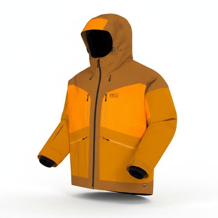 Picture Blouson Ski Naikoon Jacket Chocolate Carrot Honey Présentation