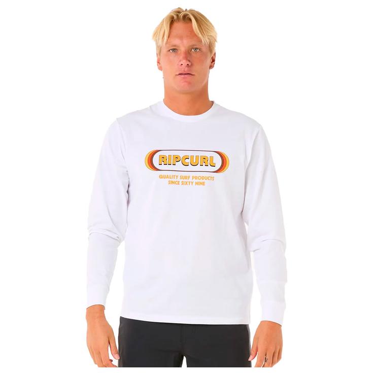 Rip Curl Top Manches Longues Icons Of Surf Upf 50+ L/S White Présentation