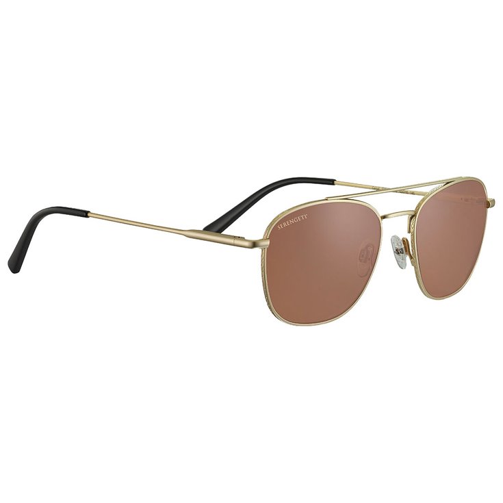 Serengeti Lunettes de soleil Carroll Matte Light Gold Polarized Drivers Présentation