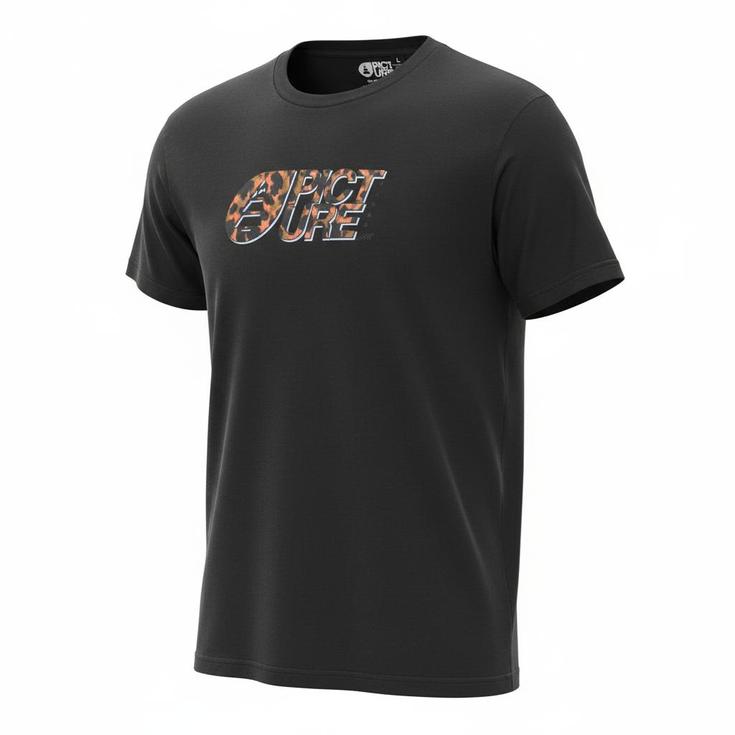 Picture Tee-shirt Basement Leo Tee Shirt Black Washed Présentation