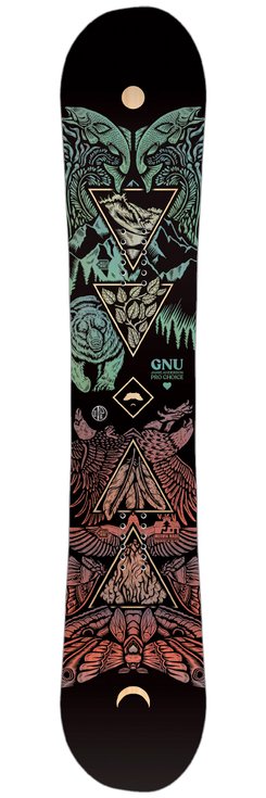 Gnu Planche Snowboard Pro Choice Dos