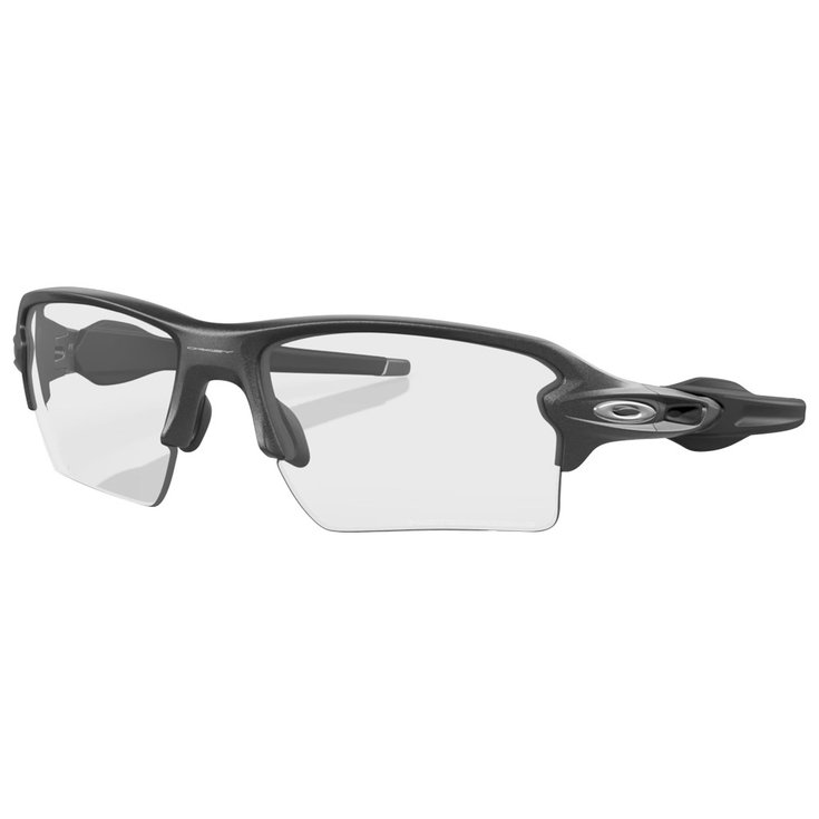 Oakley Lunettes de soleil Flak 2.0 XL Steel Clear Black Iridium Photochromic Présentation