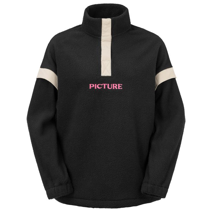 Picture Polaire Velora 1/4 Zip Black Présentation