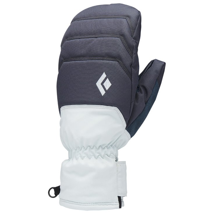 Black Diamond Moufles Women's Mission Mx Mitts Charcoal Belay Blue Présentation