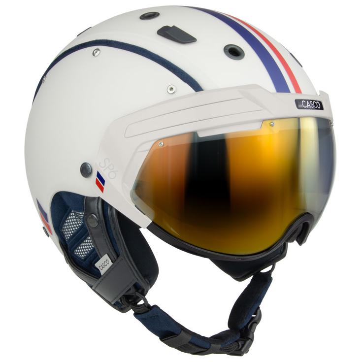 Casco Casque visière Sp-6 Split Prism Weiss Présentation