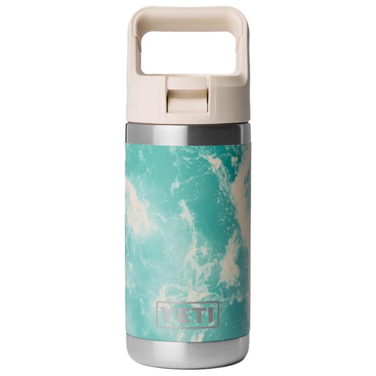 Yeti Gourde Rambler Jr Bottle 12 Oz (354 ml) Seafoam Pattern Présentation