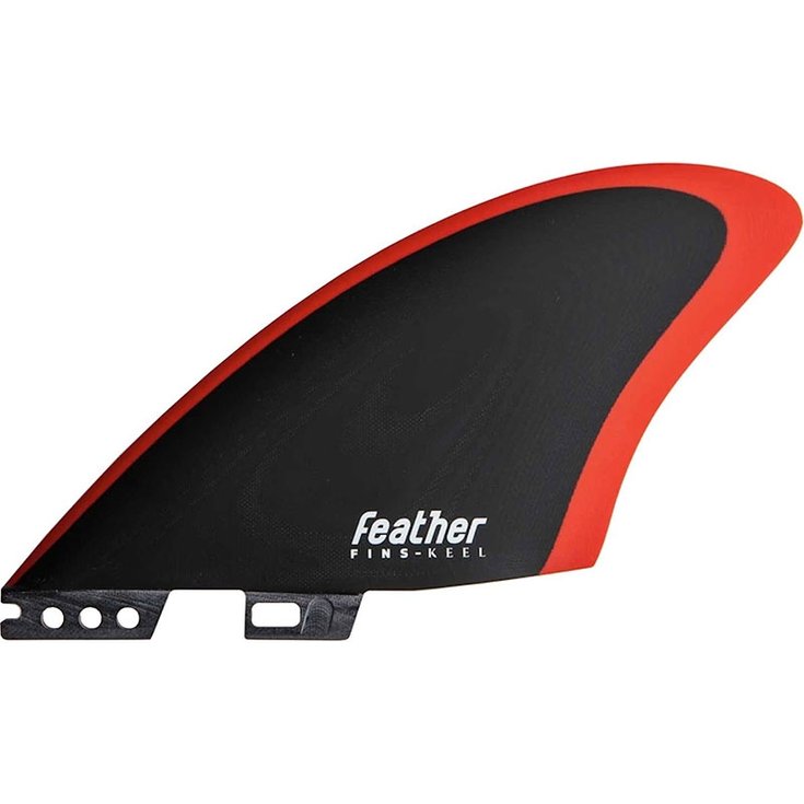 Feather Fins Ailerons Surf Feathers Fins Keel - Black / Red - 2 Dérives Profil