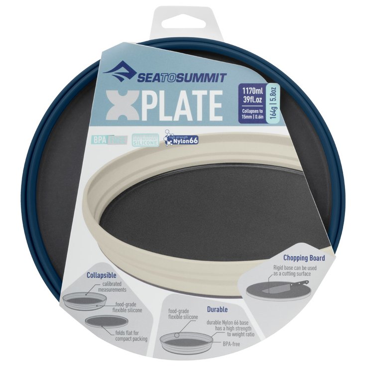 Sea To Summit Assiettes X-Plate Navy Présentation
