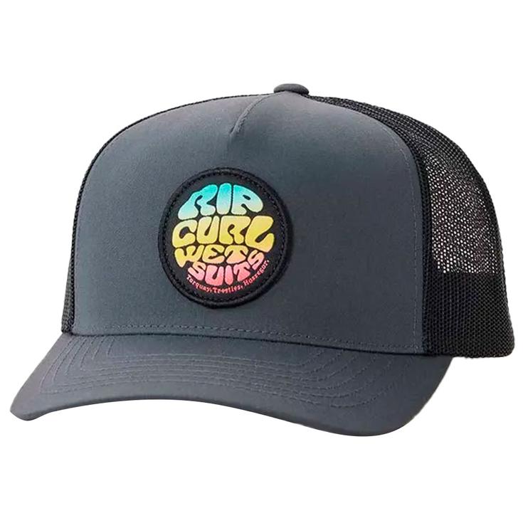 Rip Curl Casquettes Wetsuit Icon Trucker Washed Black Présentation