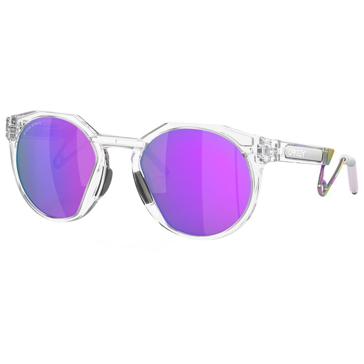 Oakley Lunettes de soleil Hstn Metal Matte Clear Prizm Violet Présentation