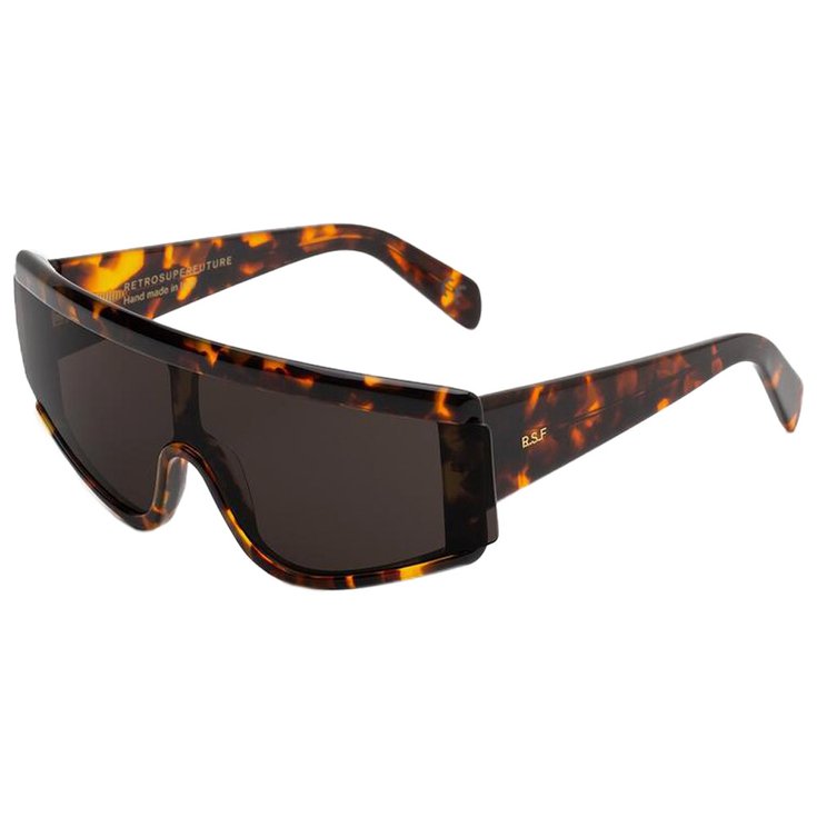 Retro Super Future Lunettes de soleil Zed Burnt Havana Brown Présentation