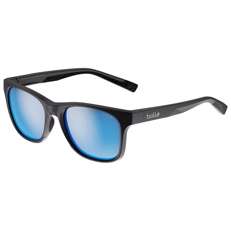 Bollé Lunettes de soleil Esteem Dark Grey Crystal Sky Blue Polarized Présentation