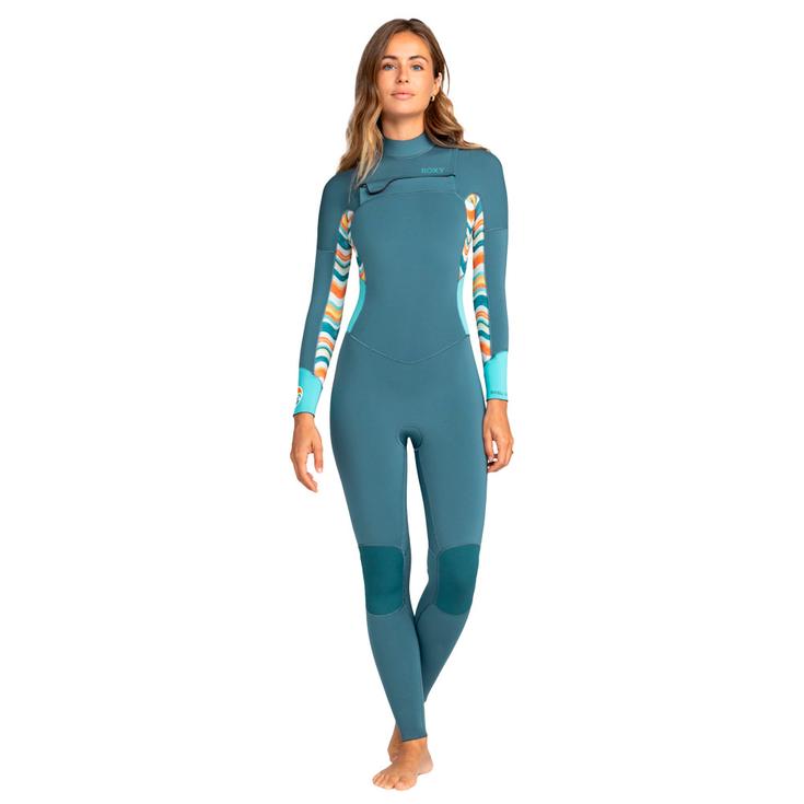 Roxy Combinaison Intégrale Swell Series 4/3 Back Zip Starglazer Présentation