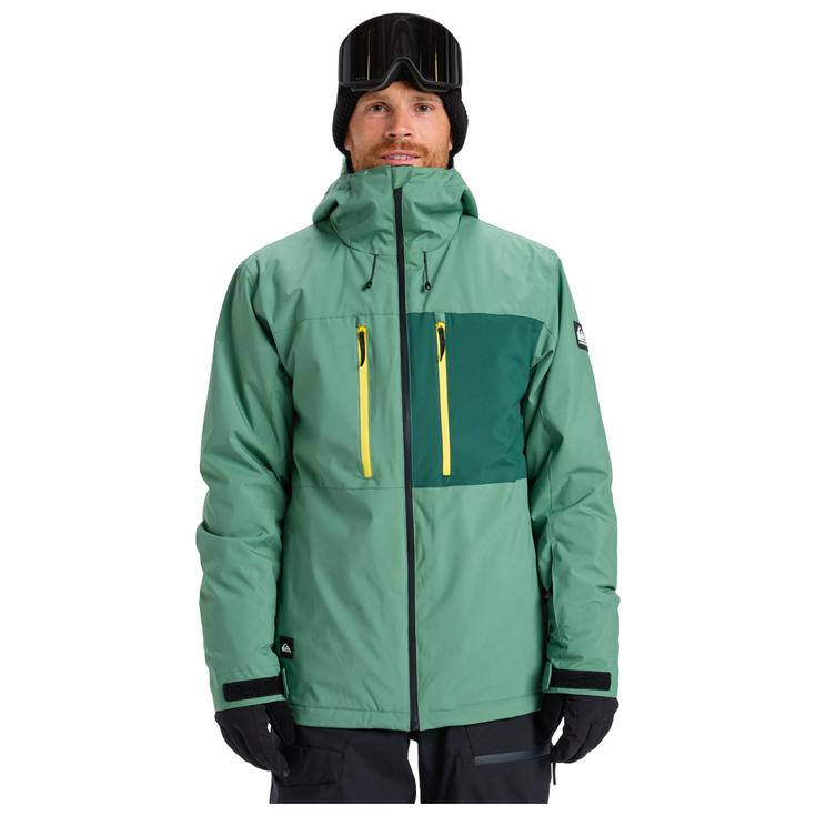 Quiksilver Blouson Ski Sycamore Solid 20K Jacket Dark Ivy Présentation