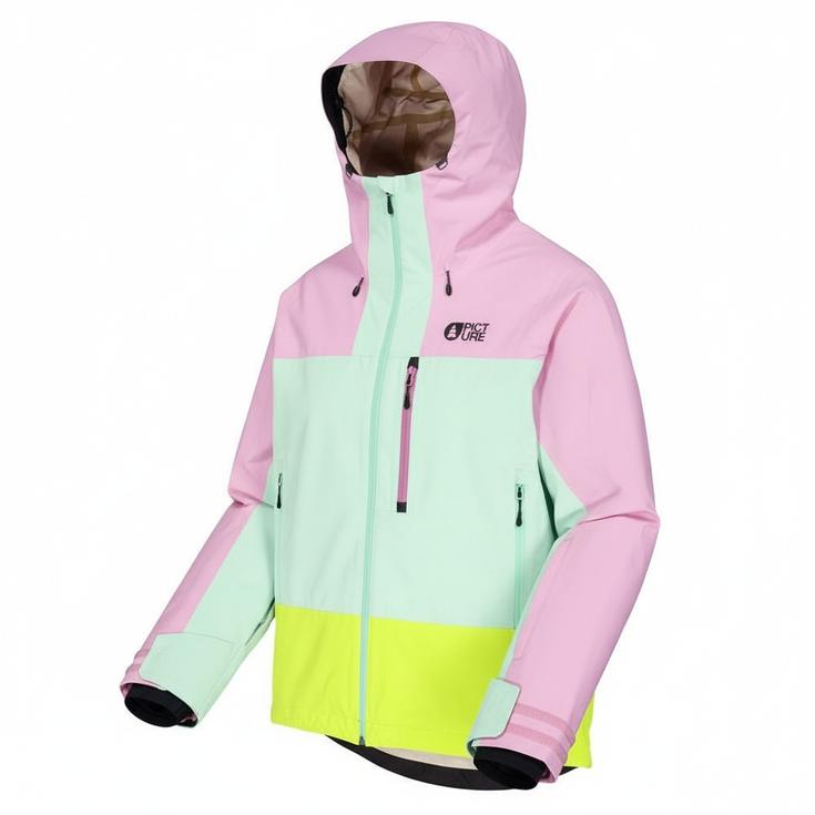 Picture Blouson Ski Sylva 3 Layers Orchid Silt Green Acid Présentation