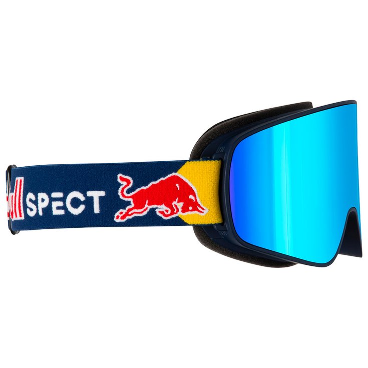 Red Bull Spect Masque de Ski Rush Matt Blue Smoke Ice Blue Mirror Présentation