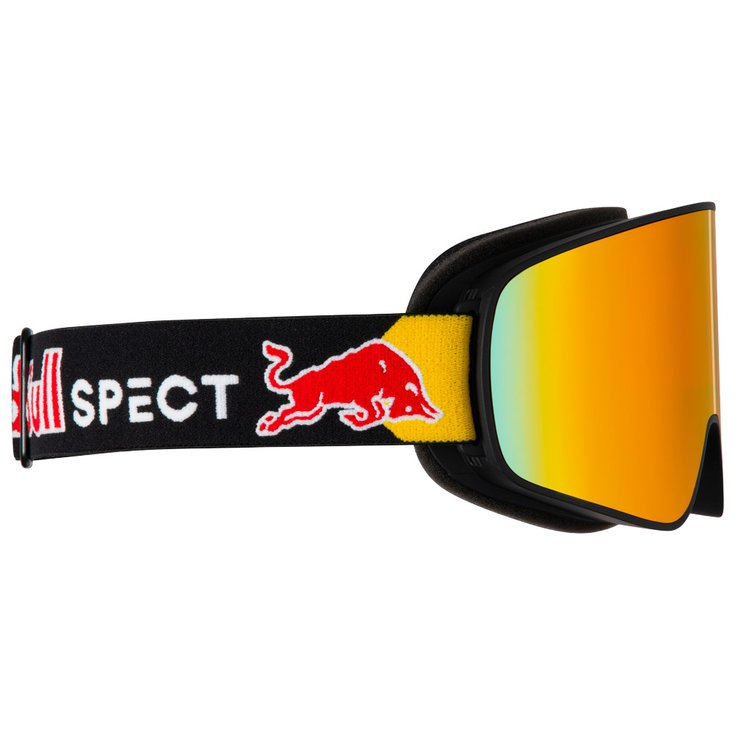 Red Bull Spect Masque de Ski Rush Matt Black Orange Red Mirror Présentation