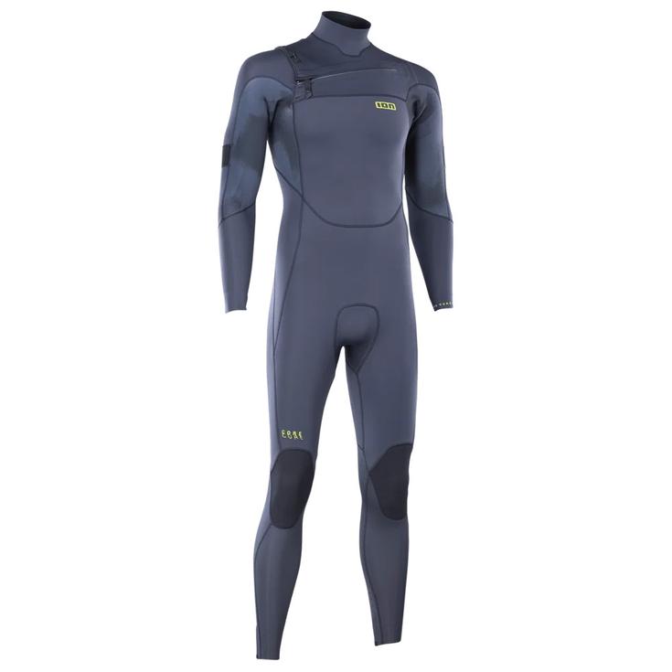 Ion Combinaison Surf Seek Core 5/4 Front Zip Men India Grey Présentation