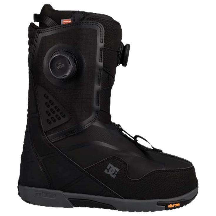 DC Boots de snowboard Quantum Black Black Grey Présentation