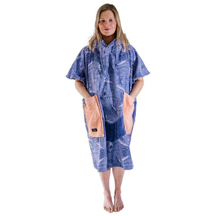All-In Poncho Surf Women V Poncho Surfing Madame Présentation