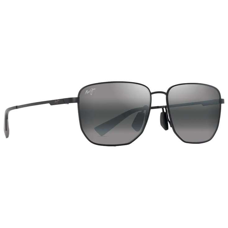 Maui Jim Lunettes de soleil Lamalama Asian Fit Noir Mat Gris Neutral Grey MauiPure Présentation