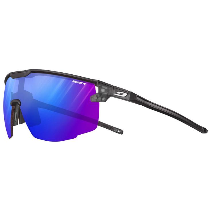 Julbo Lunettes de soleil Ultimate Mat Noir Noir Translucide Reactiv 1-3 High Contrast Présentation