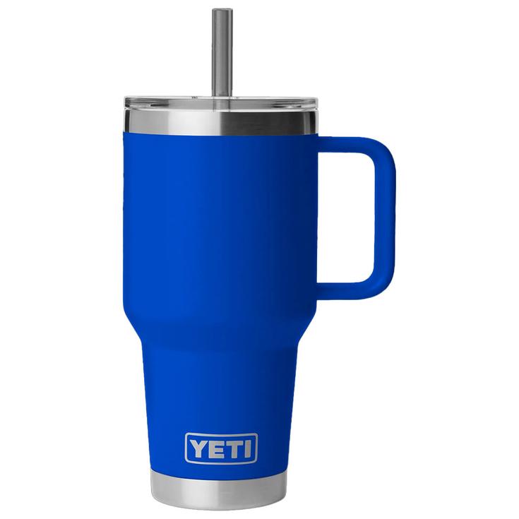 Yeti Mug Rambler 35 Oz (994 ml) Straw Mug Royal Blue Présentation