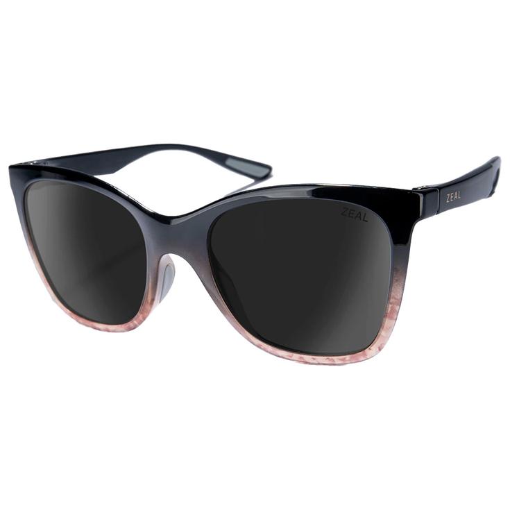 Zeal Lunettes de soleil Willow Red Tortoise Marble Fade Dark Grey Présentation