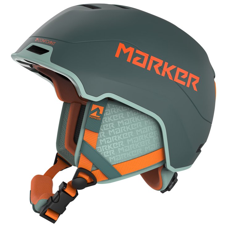 Marker Casque Confidant Green Orange Présentation