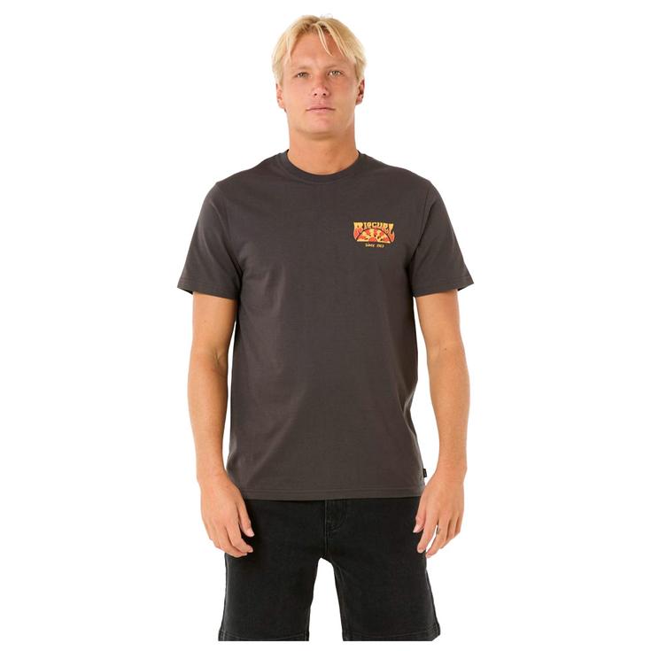 Rip Curl Tee-shirt Keep On Trucking Washed Black Présentation