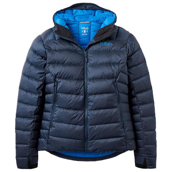 RAB Doudoune Electron Pro Hoody W Galaxy Blue Présentation