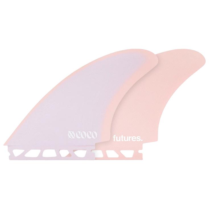 Futures Fins Ailerons Surf Xo Coco Keels Purple Présentation