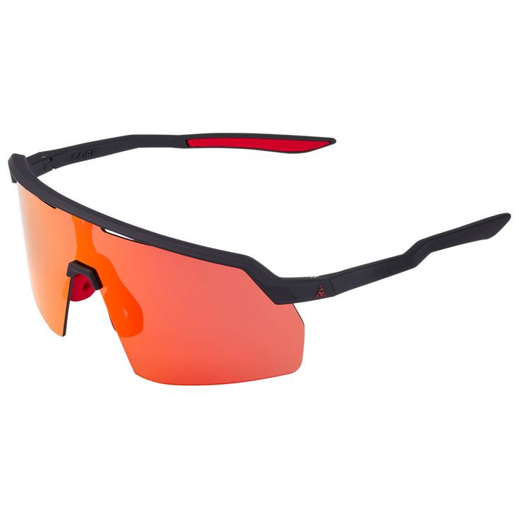 Cairn Lunettes de soleil Core Pure Mat Black Red Présentation