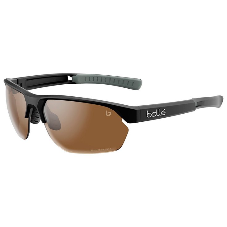 Bollé Lunettes de soleil Victus Black Matte Phantom Brown Gun Photochromic Présentation