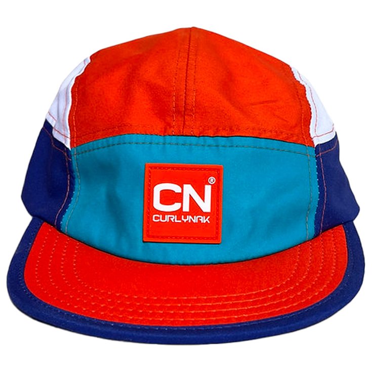 Curlynak Casquettes 5 Pans Orange Blue Présentation