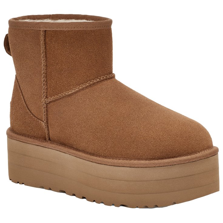 UGG Chaussures W Classic Mini Platform Chestnut Présentation
