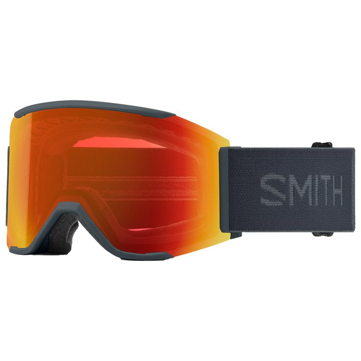 Smith Masque de Ski Squad Mag Slate Chromapop Everyday Red Mirror + Chromapop Storm Yellow Flash Présentation